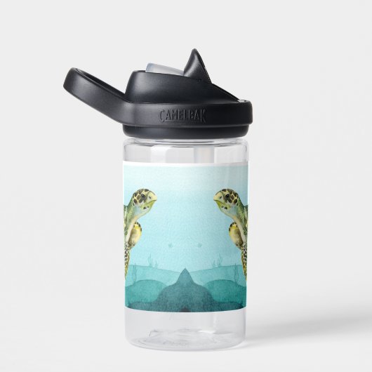 ウミガメ名前をカスタムする ウォーターボトル (右面)