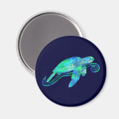 ウミガメ図 マグネット (正面/裏面)