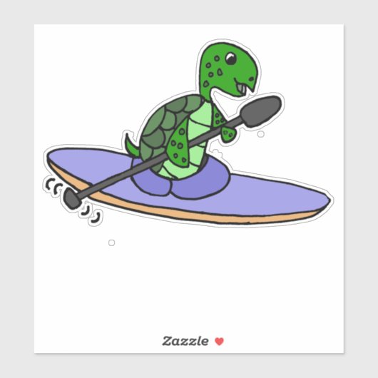 ウミガメ大8" x 8"カットカスタムビニールのシール シール (シート)