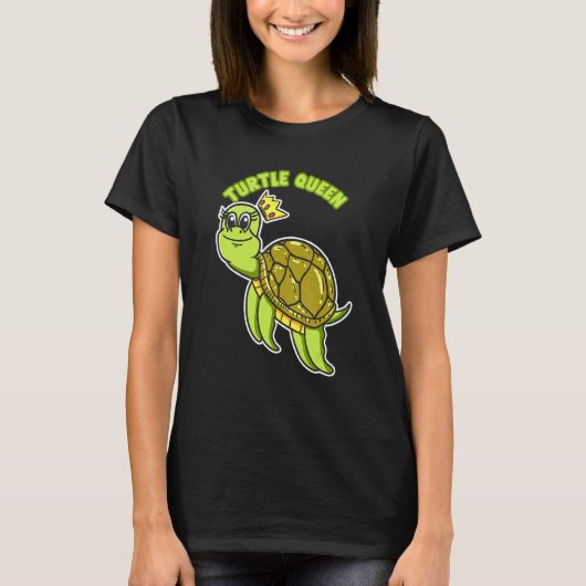 ウミガメ女王 Tシャツ (正面)