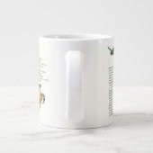 ウミガメ平和祈りの言葉詩ジャンボマグ ジャンボコーヒーマグカップ (裏面)