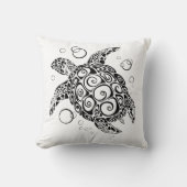 ウミガメ救の枕、ウミガメ クッション (正面)