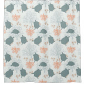 ウミガメ模様シャワーカーテン シャワーカーテン (正面)