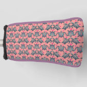 ウミガメ模様 ゴルフヘッドカバー (正面)