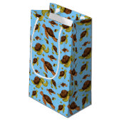 ウミガメ模様 スモールペーパーバッグ (裏面アングル)