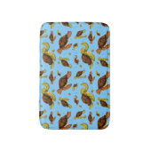 ウミガメ模様 バスマット (正面縦)