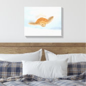 ウミガメ水下。 キャンバスプリント (インサイチュ (寝室))