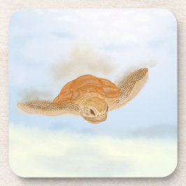 ウミガメ水下。 コースター