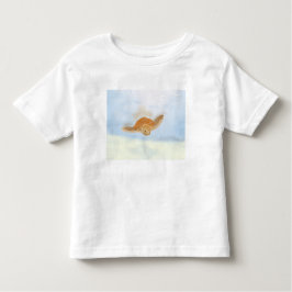 ウミガメ水下。 トドラーTシャツ