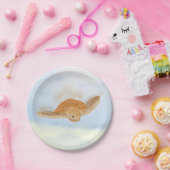 ウミガメ水下。 ペーパープレート (パーティー)