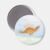ウミガメ水下。 マグネット (正面/裏面)