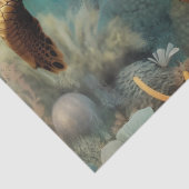 ウミガメ水彩 薄葉紙 (詳細)