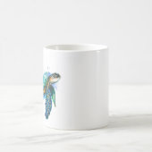 ウミガメ水色マグカップ コーヒーマグカップ (中央)