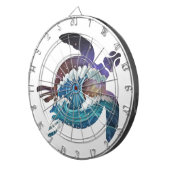 ウミガメ波日本ののゴルフボールゴルフボールマール ダーツボード (正面右)