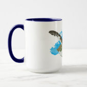 ウミガメ泳ぎ マグカップ (左)