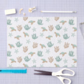 ウミガメ泳ぎ 薄葉紙 (クラフト)