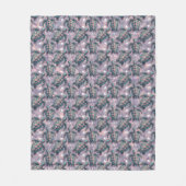 ウミガメ海模様 フリースブランケット (正面)