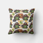 ウミガメ海賊のお金 クッション (裏面)