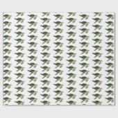 ウミガメ漫画イラストレーション ラッピングペーパー (フラット)