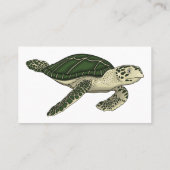 ウミガメ漫画イラストレーション 名刺 (裏面)