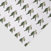 ウミガメ漫画イラストレーション 薄葉紙 (詳細)