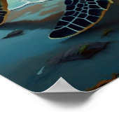 ウミガメ物質 ポスター (角)