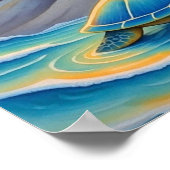 ウミガメ物質 ポスター (角)