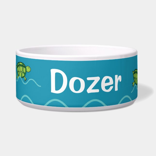 ウミガメ犬ボール ボウル (正面)