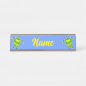 ウミガメ珊瑚礁マリンライフシンボル デスクネームプレート (正面)