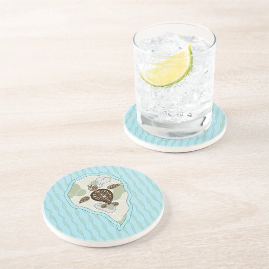 ウミガメ砂岩コースター コースター (側面)