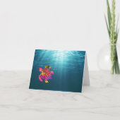 ウミガメ磁石 カード (正面)