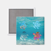 ウミガメ磁石 マグネット (正面/裏面)