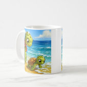 ウミガメ科 コーヒーマグカップ (正面左)
