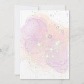 ウミガメ第7誕生日、海の下。 招待状 (裏面)