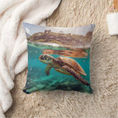 ウミガメ系 クッション (ブランケット)