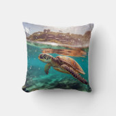 ウミガメ系 クッション (正面)