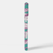 ウミガメ紫ターコイズ Case-Mate iPhoneケース (裏面 / 右)