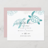 ウミガメ結婚のラモダンインアート (正面/裏面)