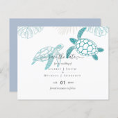 ウミガメ結婚のラモダンインアート (正面/裏面)