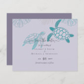 ウミガメ結婚のラモダンインアート (正面/裏面)