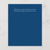 ウミガメ結婚の青い黄色 (裏面)