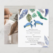 ウミガメ結婚の青い黄色 (正面/裏面)