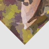 ウミガメ絵を描の貝殻の水色ライオン 薄葉紙 (詳細)