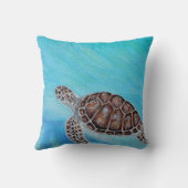 ウミガメ絵画ズ クッション (裏面)
