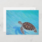 ウミガメ絵画ズ ポストカード (正面/裏面)