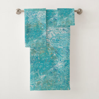 ウミガメ緑のバスルーム用タオルセット バスタオルセット