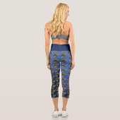 ウミガメ緑の青 カプリレギンス (裏面)