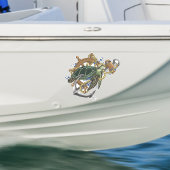 ウミガメ緑の青 シール