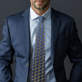 ウミガメ緑の青 ネクタイ