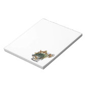 ウミガメ緑の青 ノートパッド (回転)